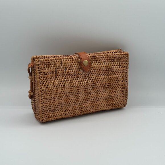 Pink Haley Handbags - Pink Haley Handmade Rattan Crossbody Bag – Bali Style
